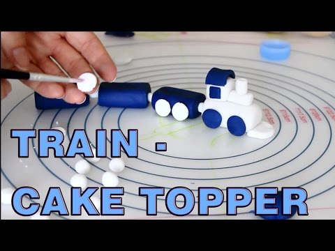 how to make a train out of icing
