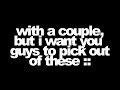 I NEED YOURR HELP GUYS! (: readd description pleasee