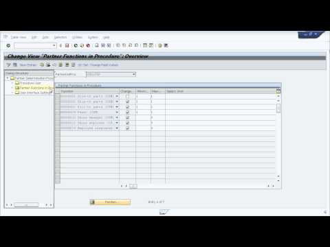 how to define partner function in sap sd