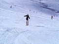 Maja trains slalom in S�lden Austria