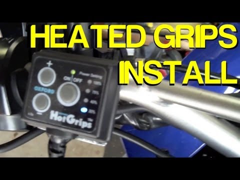 how to fit heated grips