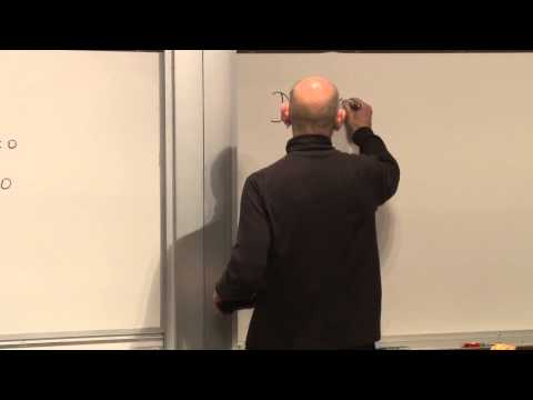 General Relativity - (November 26, 2012) Leonard Susskind derives the Einstein field equations of general relativity and demonstrates how they equate spacetime curvature as expre...