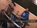 Cleverson Silva do Renascer Praise. Solo de Bateria 1