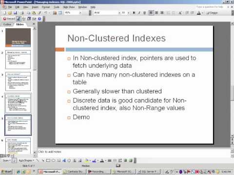 how to rebuild nonclustered index