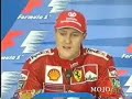 The heart of a legend: Schumacher cries The heart of a legend: Schumacher cries