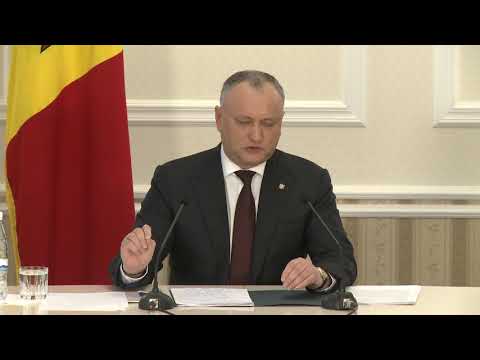 Astăzi, în cadrul unui dialog în format larg cu reprezentanții mass-media, Președintele Republicii Moldova, Igor Dodon a prezentat un raport la un an de mandat prezidențial