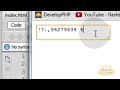 Lesson Code: www.developphp.com In this Javascript programming lesson you can learn Real-Time Filtering of Text Input. You can learn how to program real time strict text fields that will strip or replace unwanted characters from the field as the user types. Using the search or replace String object methods in Javascript along with the RegExp object gives us a wide of logic possibilities in our Javascript pattern matching with regular expressions.