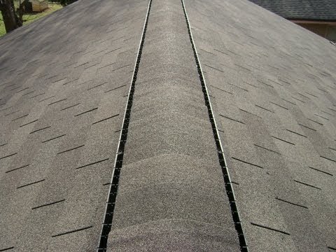 how to install a ridge vent on a new roof