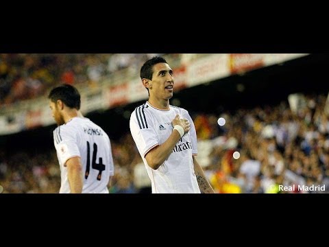 Di MarÃa's goal against Barcelona in the Copa del Rey Final 2014