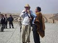 flauta de caral tocada en el sitio arqueológico