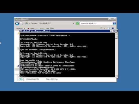 how to provide username and password in vbscript