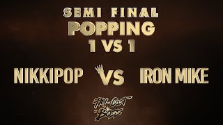 Nikki Pop vs Iron Mike – PAY THE COST TO BE THE BOSS 2021 POPPING 1v1 TOP4