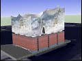 3d-model(SketchUp)-animation Elbphilharmonie Hamburg