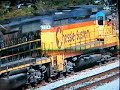 Chessie and Seaboard Units With A Northbound Train