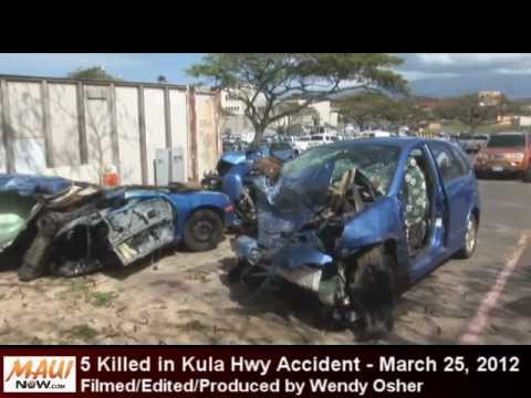 Kula, Maui Fatal Accident - March 25 2012 - Lt. Ibarra interview by Wendy Osher