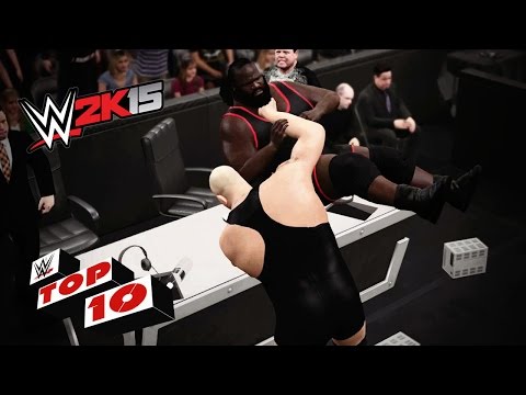 Annihilating Announce Table Attacks: WWE 2K15 Top 10
