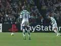 UCL5節 セルティックvsマンチェ 俊輔FK