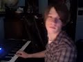 please watch the newer one i'm not too proud of this one. 
i keep having to lok at the lyrics. i think i look at camera at appropriate times... u know who i'm talking to... ummm i mess up and whatnot- i know. and i know i dont have the best voice and i know i dont play piano like christopher o'riley i know already lol. its a simple song and i did what i did in this feeling. thats all this is. take it or leave it i guess