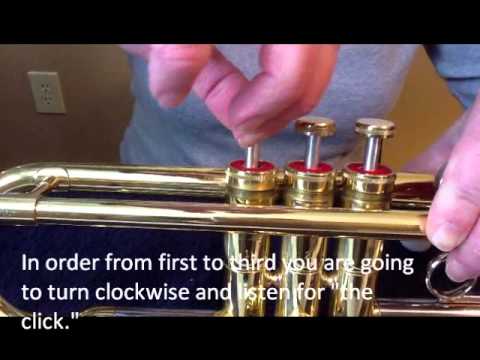how to oil a trumpet valve