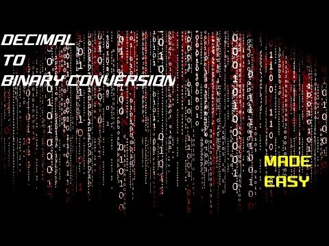 how to turn binary into decimal
