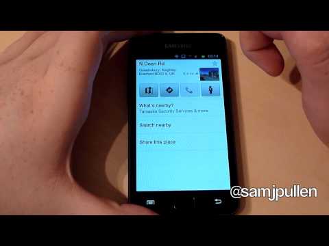 Samsung Galaxy S2 - Maps