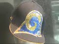 Rams New Era w/ Swarovski sapphire,light topaz,cryst(indoor) Rams New Era w/ Swarovski sapphire,light topaz,cryst(indoor)