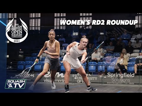 Squash: Allam British Open 2021 - Women's Rd2 Roundup