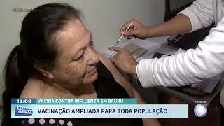 Vacina contra Influenza em Bauru: vacinação ampliada para toda população