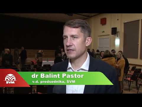 dr Balint Pastor (SVM) - Ono što mi zastupamo je dobro za sve-cover