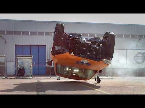 volvo xc90 roll over crash test
