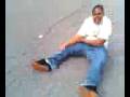 Dondre falls off skateboard