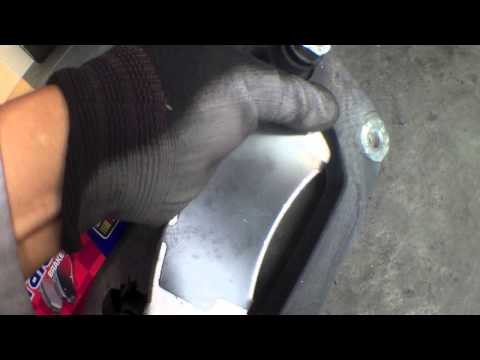 DIY How to replace install front brake pads rotors 2009 Mazda 6