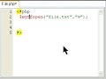 PHP Creating Files PHP Creating Files