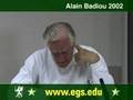 Alain Badiou. The Event of Truth. Video Lecture. 2002 4/7