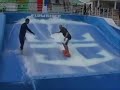 Independence of the Seas Flowrider - ride the surf on the water slide on the top deck of Royal Caribbean's Independence of the Seas