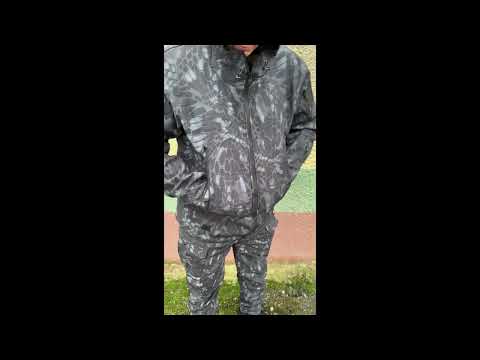 Костюм софтшел Gman "КріпТек" Soft Shell чорний питон-камуфляж на флісі розмір L - фото 1 - id-p2776732500
