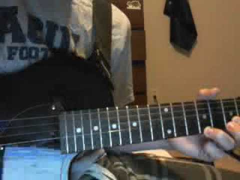 how to play bleed it out on guitar