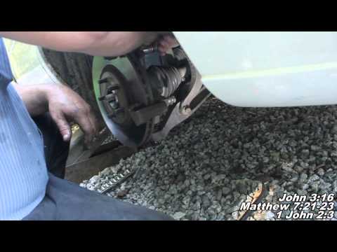 Wheel Bearing, Wheel Hub Assembly Remove Replace “How to” Chrysler Sebring