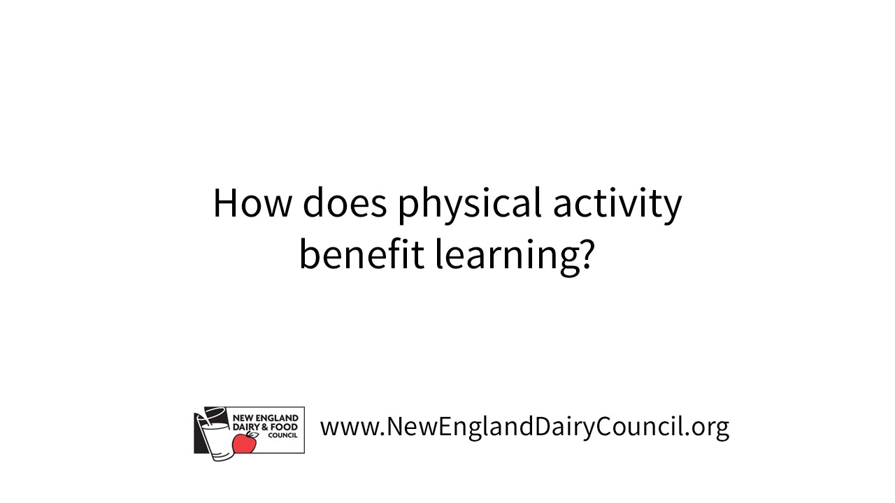 How Does Physical Activity Benefit Learning?