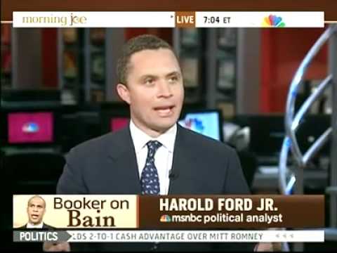Harold Ford Jr - Harold Ford explains that Booker was correct to criticize the Obama Campaign's smear tactics (May 21, 2012)