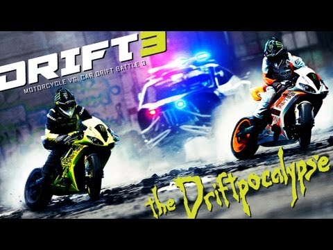 Motocicletas vs coches Drift