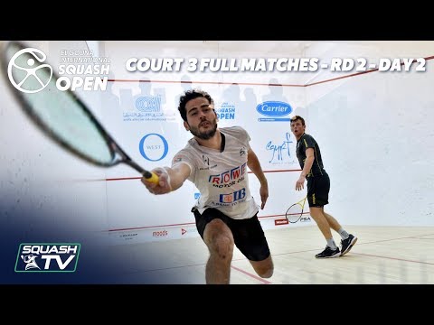Squash: El Gouna International 2019 - Court 3 - Full Matches - Rd 2 Day 2