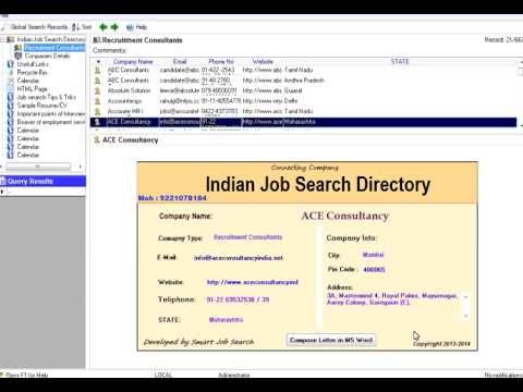 how to search a job in india