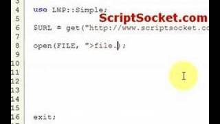 Perl Tutorial 44 - LWP::Simple - Get Web Page Source Code