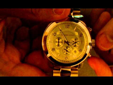 how to set mk watch date