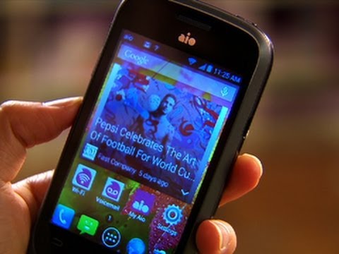 Aio's 3G ZTE Prelude starter smartphone