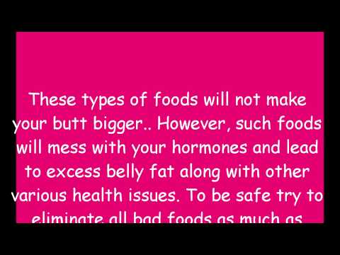 how to make your butt bigger