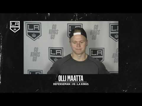 Olli Maatta On His LA Kings Debut, Playing Minnesota