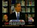 Barack Obama on John McCain's manufactured controversy