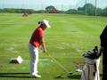 Shin Ji Yai, pratising before her final round at the HSBC Women's Champions 2009 tournament